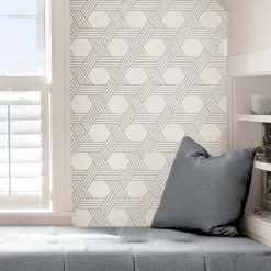 Scott Living Illusion Peel & Stick Wallpaper - Silver