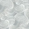 Scott Living Karson Swirling Geometric Wallpaper - Slate