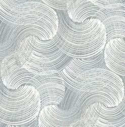 Scott Living Karson Swirling Geometric Wallpaper - Slate