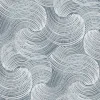 Scott Living Karson Swirling Geometric Wallpaper - Blue
