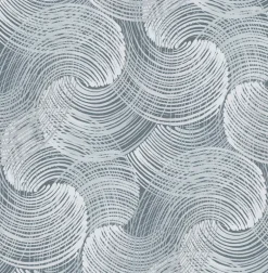 Scott Living Karson Swirling Geometric Wallpaper - Blue