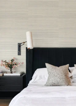 Scott Living Kenter Sisal Wallpaper - Beige