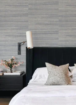 Scott Living Kenter Sisal Wallpaper - Teal