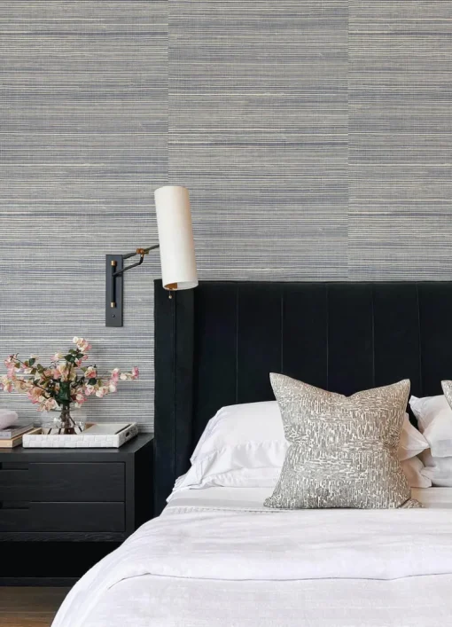 Scott Living Kenter Sisal Wallpaper - Teal