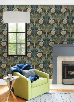 Scott Living Mandeville Wallpaper - Multicolor