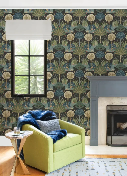 Scott Living Mandeville Wallpaper - Multicolor