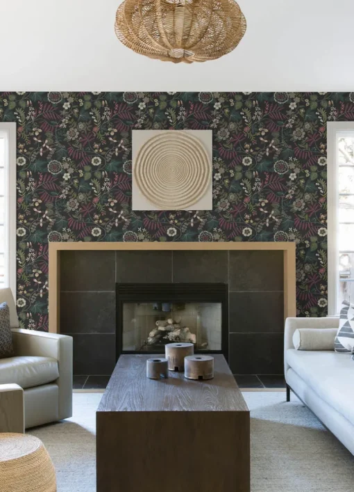 Scott Living Marilyn Wallpaper - Black