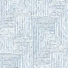 Scott Living Merritt Geometric Wallpaper - Indigo Blue