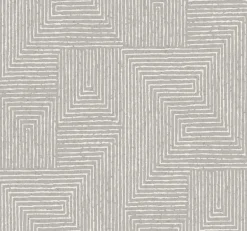 Scott Living Mortenson Wallpaper - Dove Gray