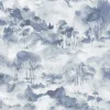 Scott Living Nara Toile Wallpaper - Indigo Blue