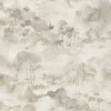 Scott Living Nara Toile Wallpaper - Taupe