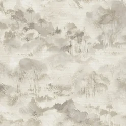 Scott Living Nara Toile Wallpaper - Taupe