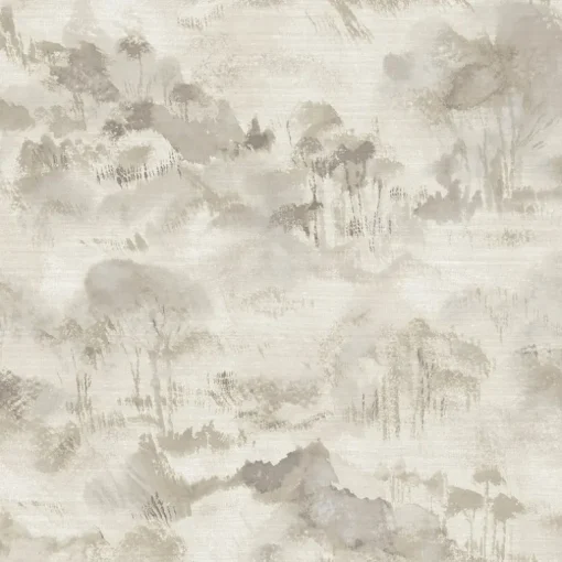 Scott Living Nara Toile Wallpaper - Taupe