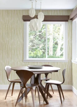 Scott Living Nazar Stripe Wallpaper - Yellow