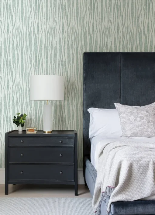 Scott Living Nazar Stripe Wallpaper - Green