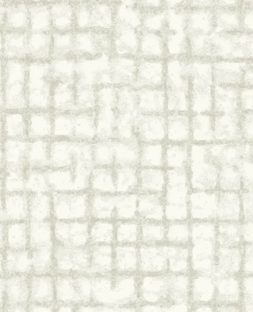 Scott Living Shea Distressed Geometric Wallpaper - Gold