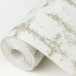 Scott Living Shea Distressed Geometric Wallpaper - Gold