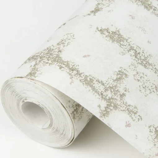 Scott Living Shea Distressed Geometric Wallpaper - Gold