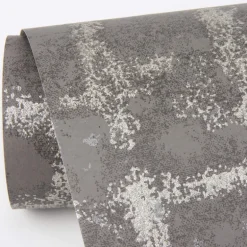 Scott Living Shea Distressed Geometric Wallpaper - Charcoal