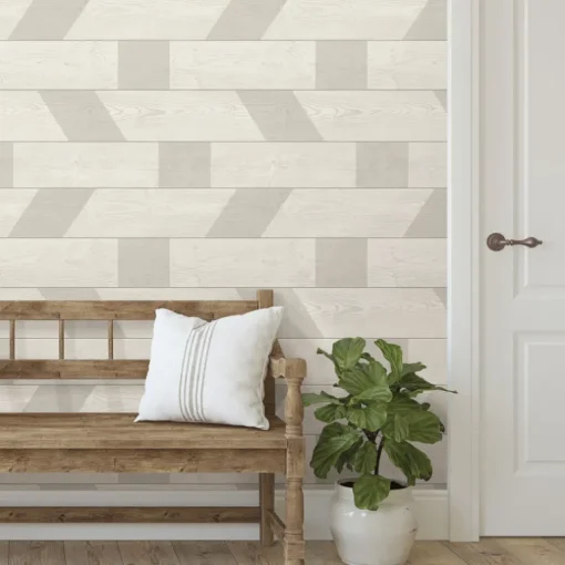 Scott Living Shiplap Peel & Stick Wallpaper - Natural Wood