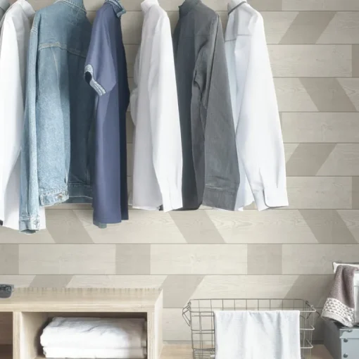 Scott Living Shiplap Peel & Stick Wallpaper - Natural Wood