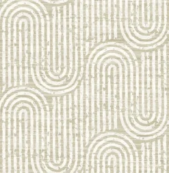 Scott Living Trippet Wallpaper - Light Brown