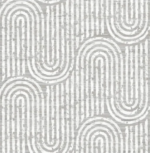Scott Living Trippet Wallpaper - Grey