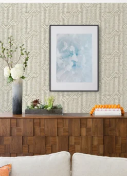 Scott Living Trippet Wallpaper - Light Brown