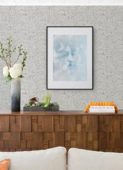 Scott Living Trippet Wallpaper - Grey