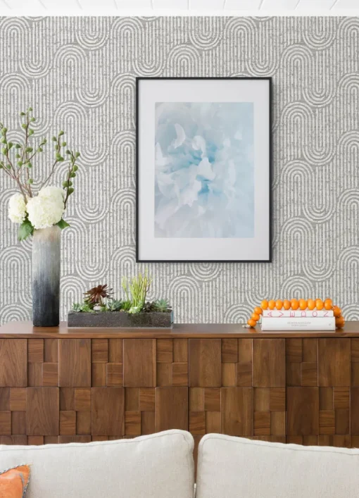 Scott Living Trippet Wallpaper - Grey