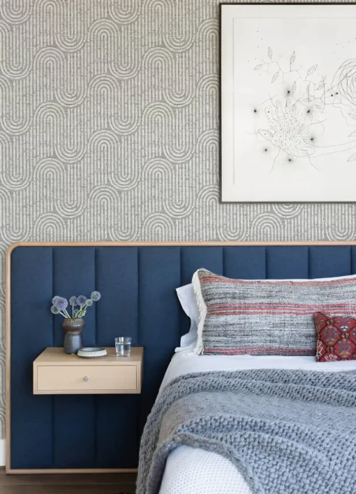 Scott Living Trippet Wallpaper - Grey