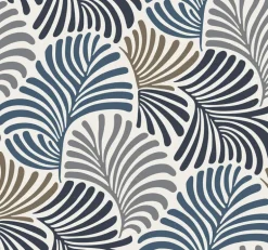 Scott Living Trousdale Wallpaper - Dark Blue