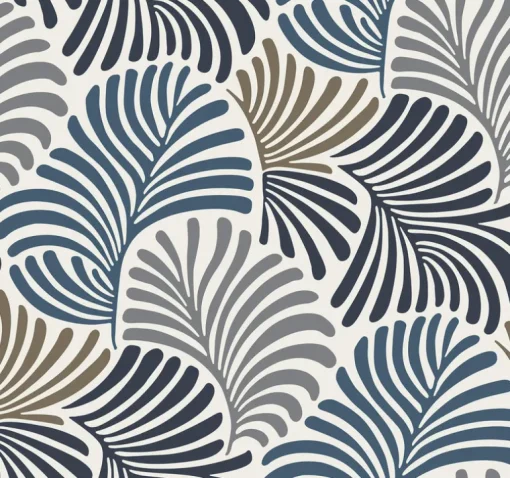 Scott Living Trousdale Wallpaper - Dark Blue