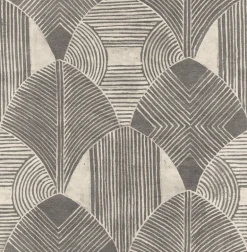 Scott Living Westport Geometric Wallpaper - Charcoal