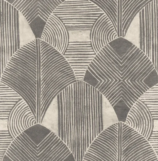 Scott Living Westport Geometric Wallpaper - Charcoal