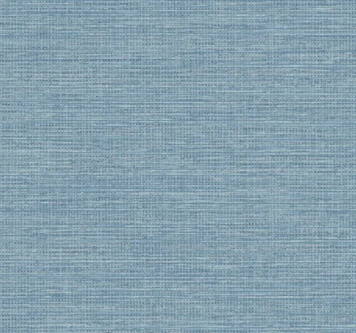 Seabrook Beach House Beachgrass Wallpaper - Coastal Blue