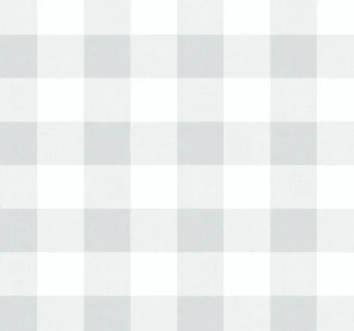 Seabrook Beach House Picnic Plaid Wallpaper - Daydream Gray