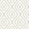 Seabrook Beach House Seaside Ogee Wallpaper - Daydream Gray