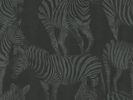 Seabrook Dolce & Gabbana Zebra Romance Wallpaper - Misterioso
