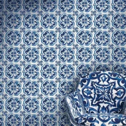 Seabrook Dolce & Gabbana Blu Mediterraneo Wallpaper - Gaia