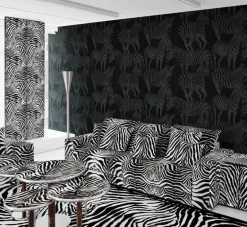Seabrook Dolce & Gabbana Zebra Romance Wallpaper - Misterioso