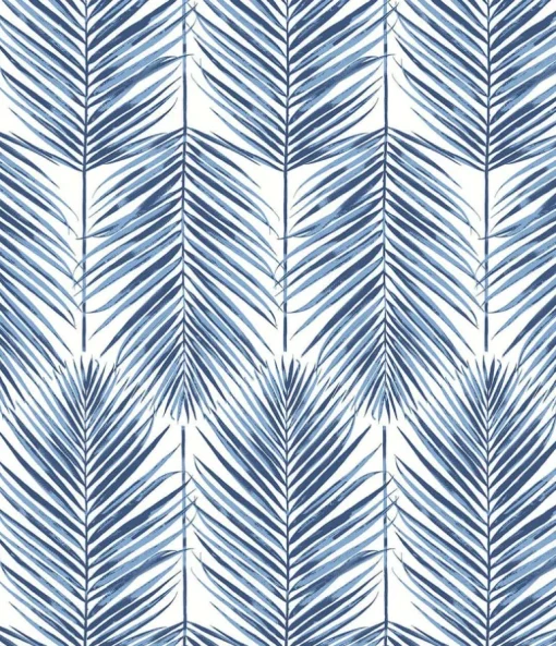 Seabrook DuPont Paradise Palm High Performance Wallpaper - Coastal Blue