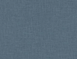 Seabrook Even More Textures Myrna Linen Wallpaper - Marine Blue