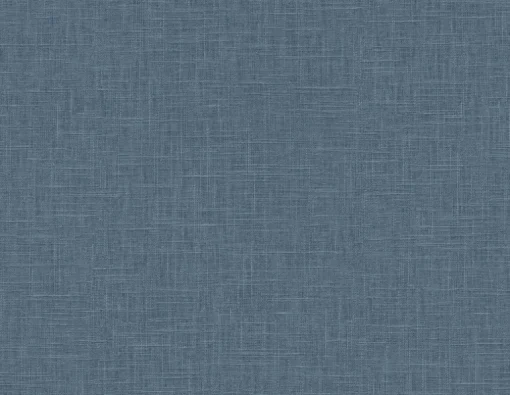 Seabrook Even More Textures Myrna Linen Wallpaper - Marine Blue