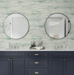 Seabrook Even More Textures Silk Mistral Wallpaper - Seaglass