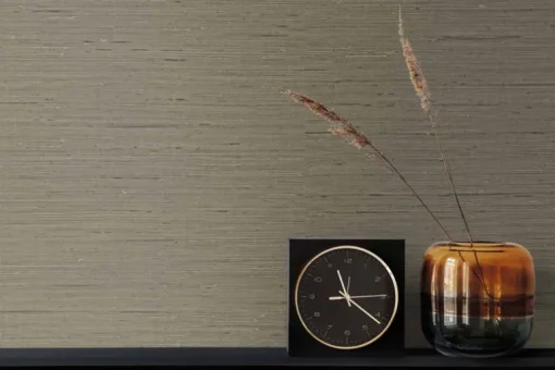 Seabrook Even More Textures Seahaven Rushcloth Wallpaper - Clove