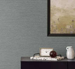 Seabrook Even More Textures Seawave Sisal Wallpaper - Greyhound