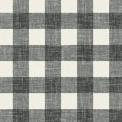 Seabrook French Country Bebe Gingham Wallpaper - Poppy Seed