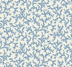 Seabrook French Country Corail Wallpaper - Denim Wash