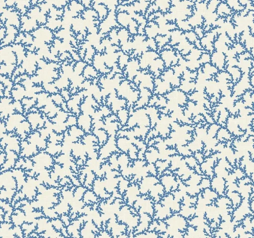 Seabrook French Country Corail Wallpaper - Denim Wash